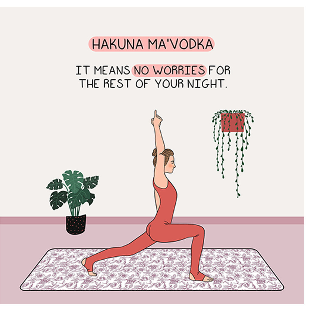 Hakuna Mavodka Doodle Card