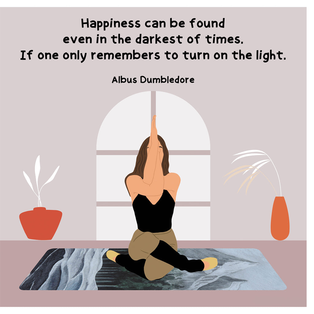 Happiness Can Be Found Doodle Card