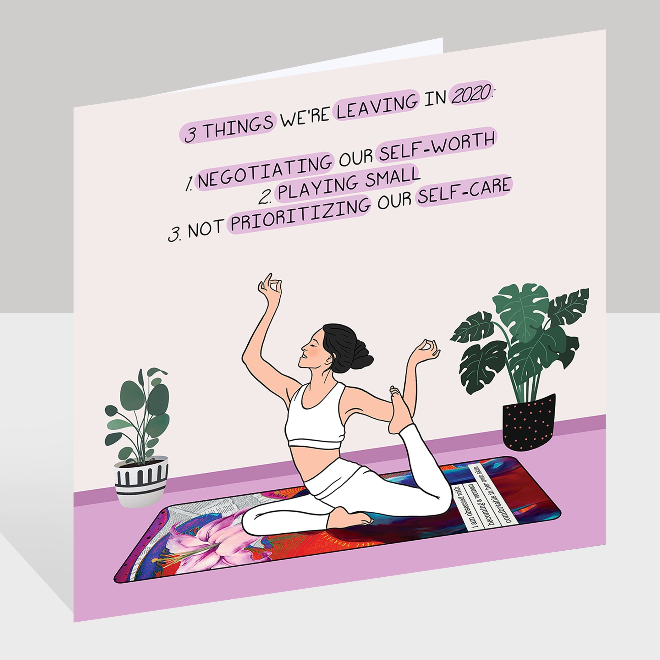 3 things were leaving in 2020 Doodle Card