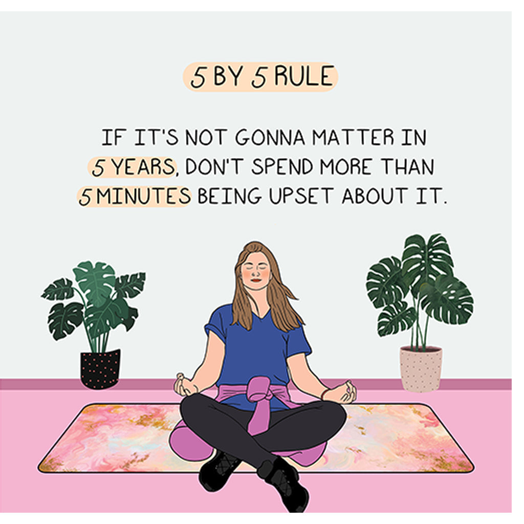 5 By 5 Rule Doodle Card