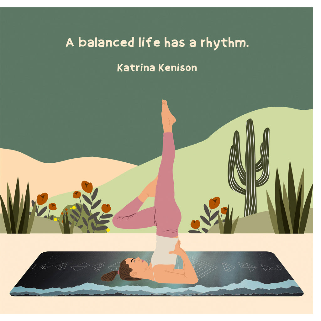 A Balanced Life Doodle Card