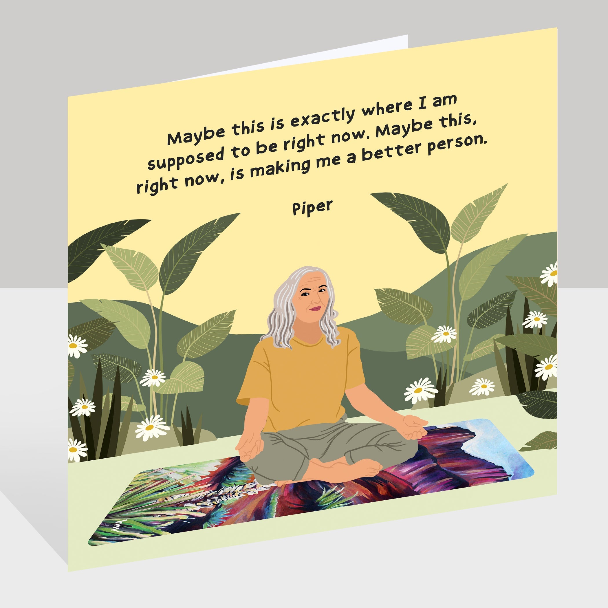 A Better Person Doodle Card