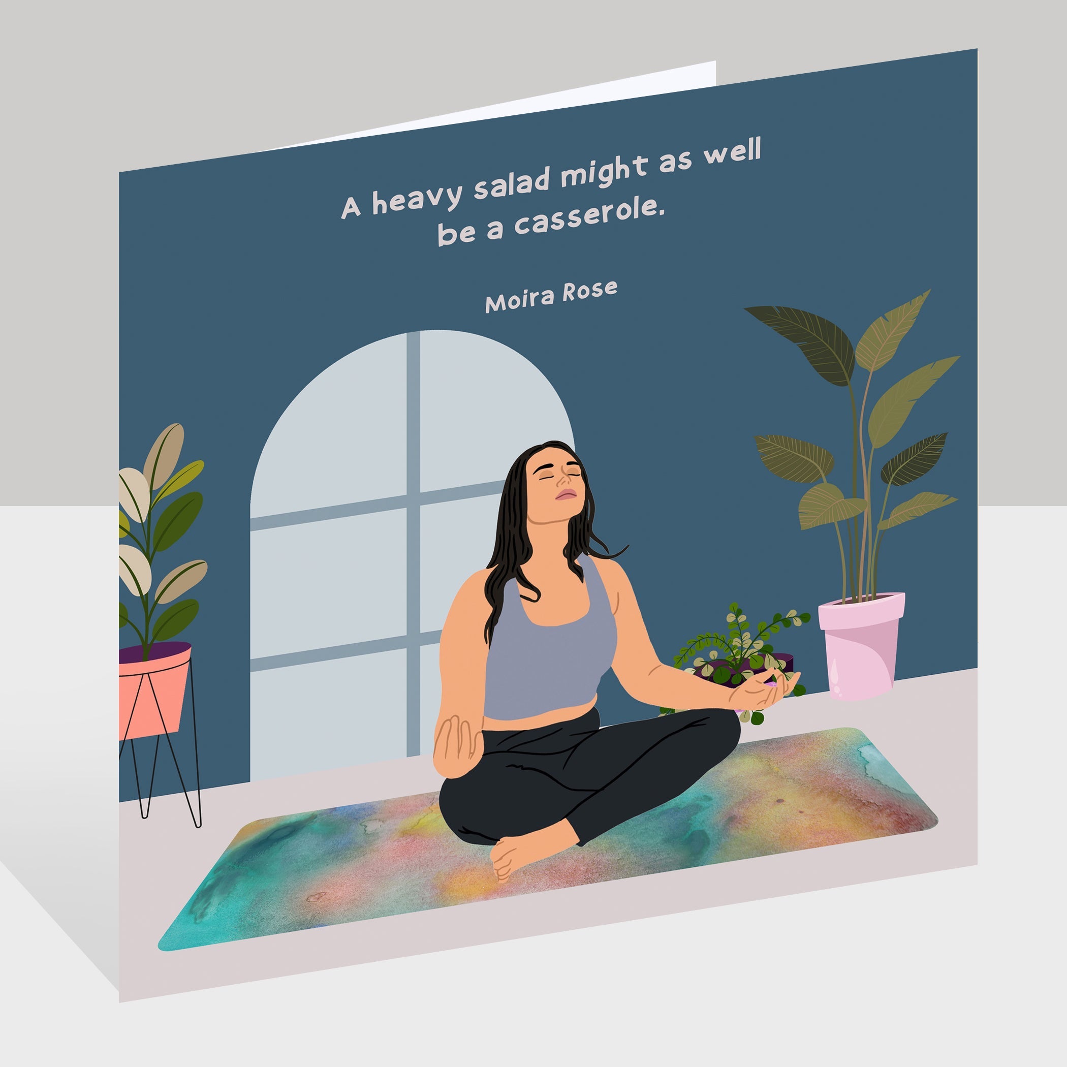 A Heavy Salad Doodle Card
