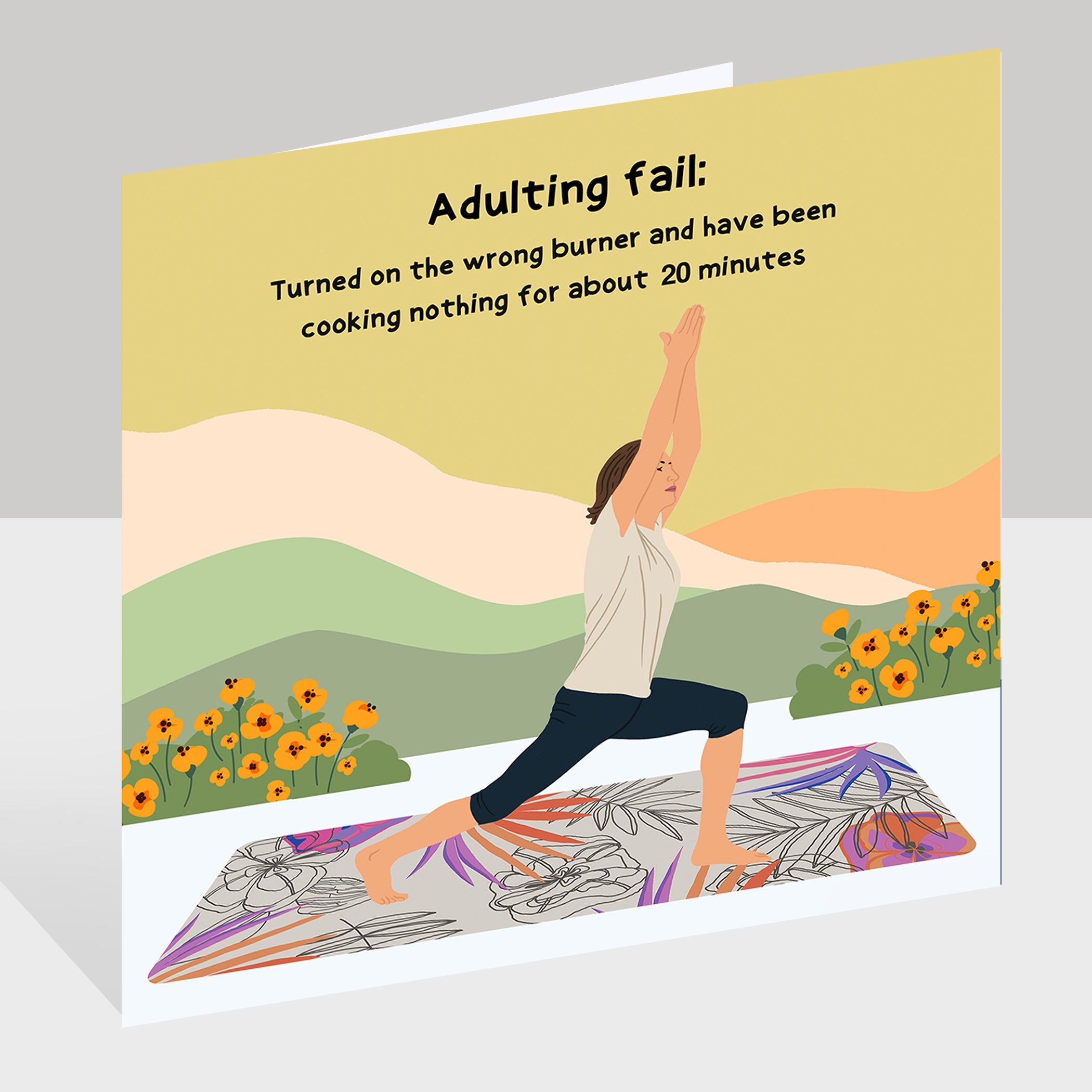 Adulting Fail Doodle Card