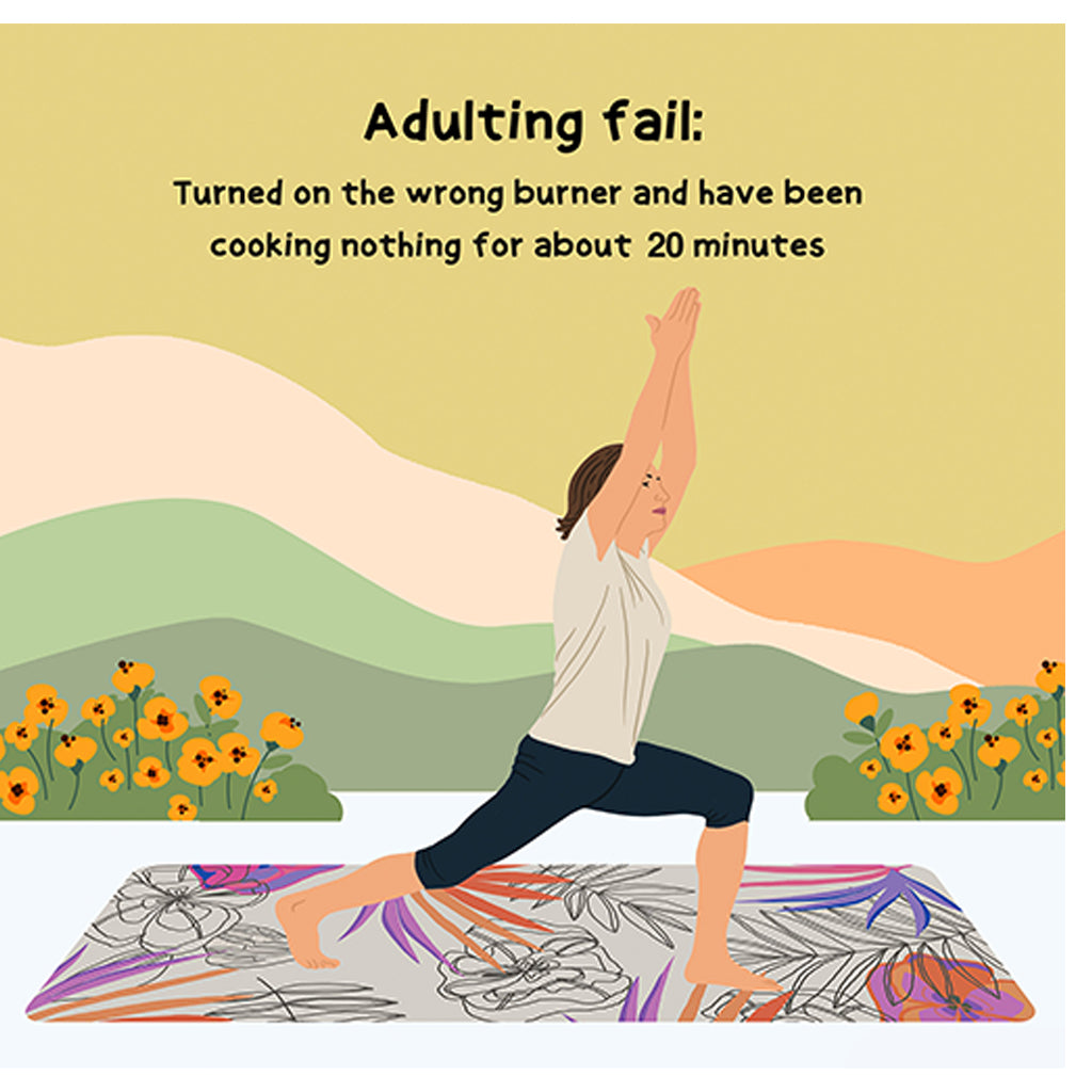 Adulting Fail Doodle Card