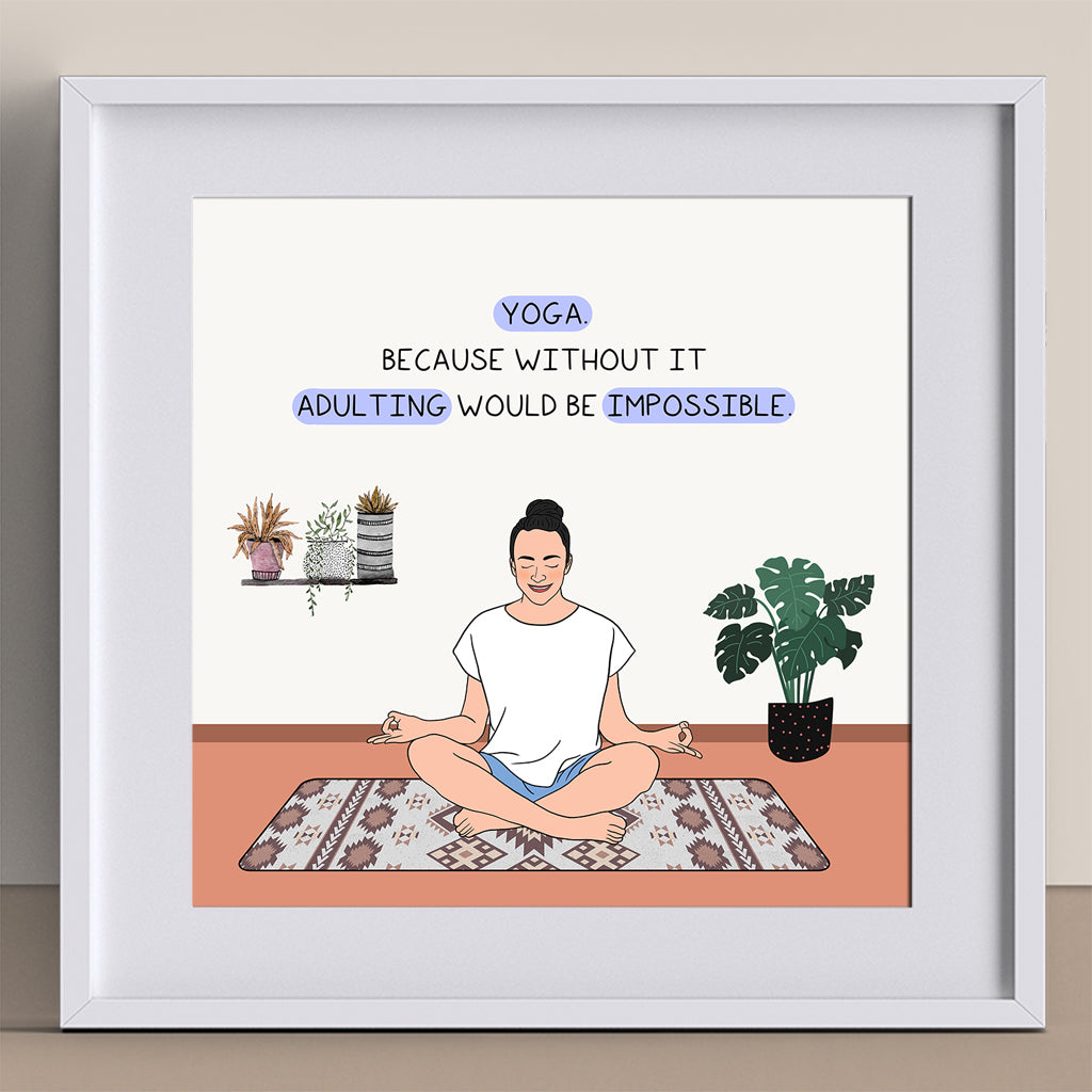 Adulting would be impossible Doodle Card