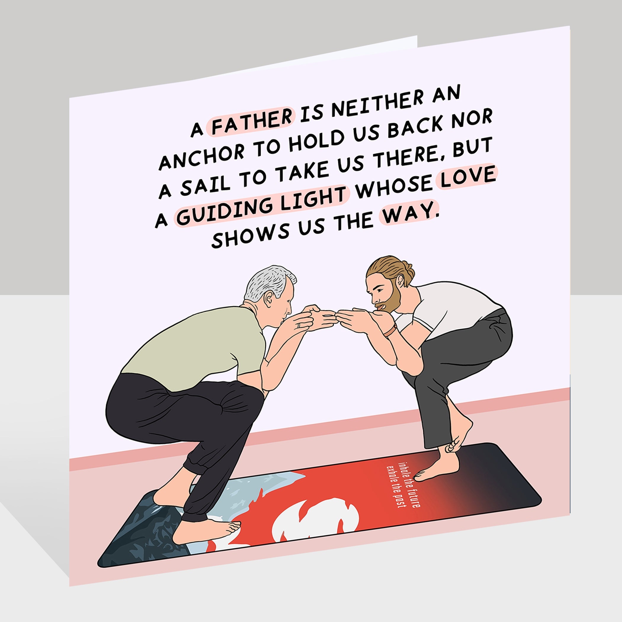 A Father Doodle Card