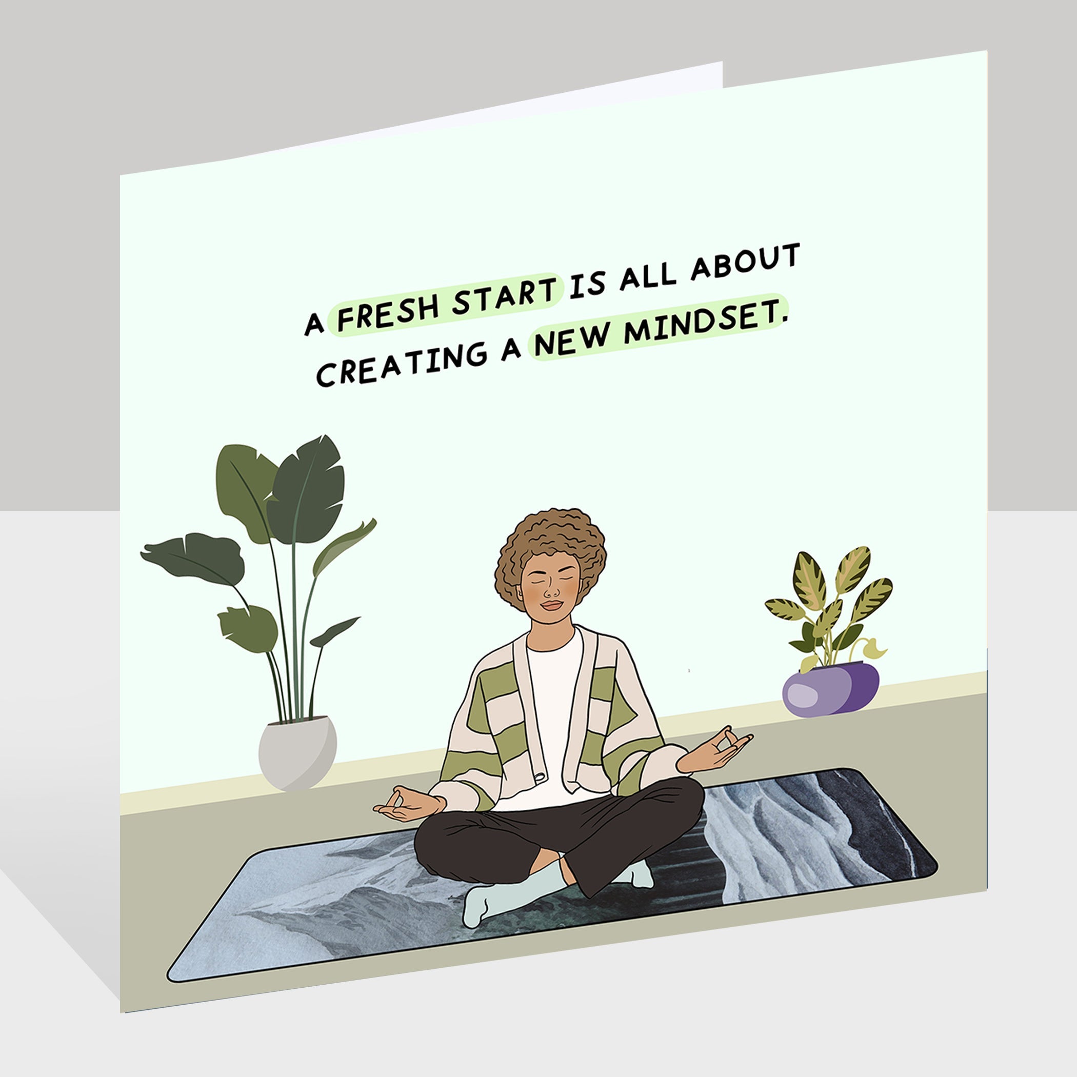 A Fresh Start Doodle Card