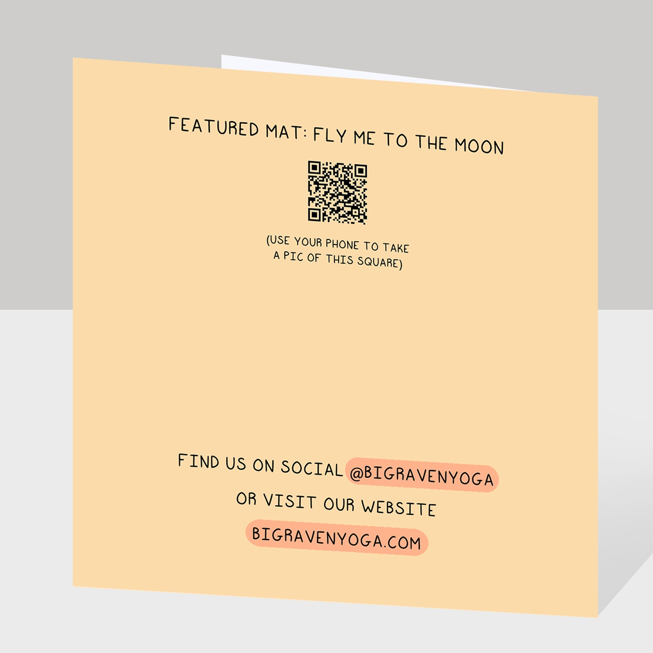 Aim For The Moon Doodle Card