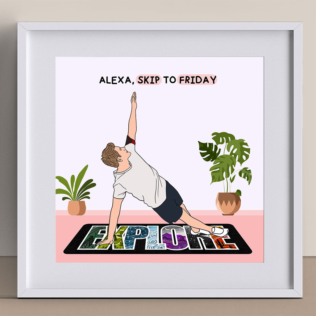 Alexa Skip To Friday Doodle Card