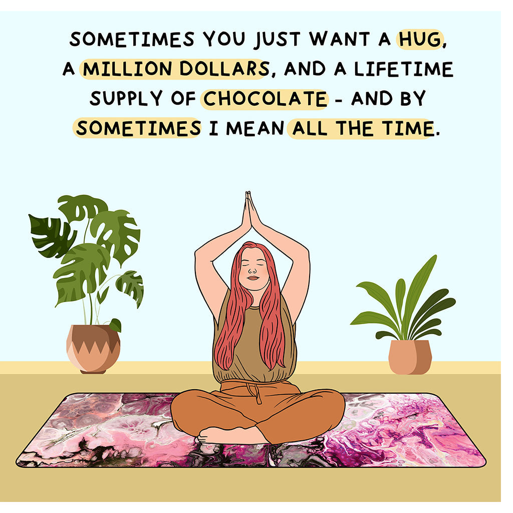 A Lifetime Supply Of Chocolate Doodle Card