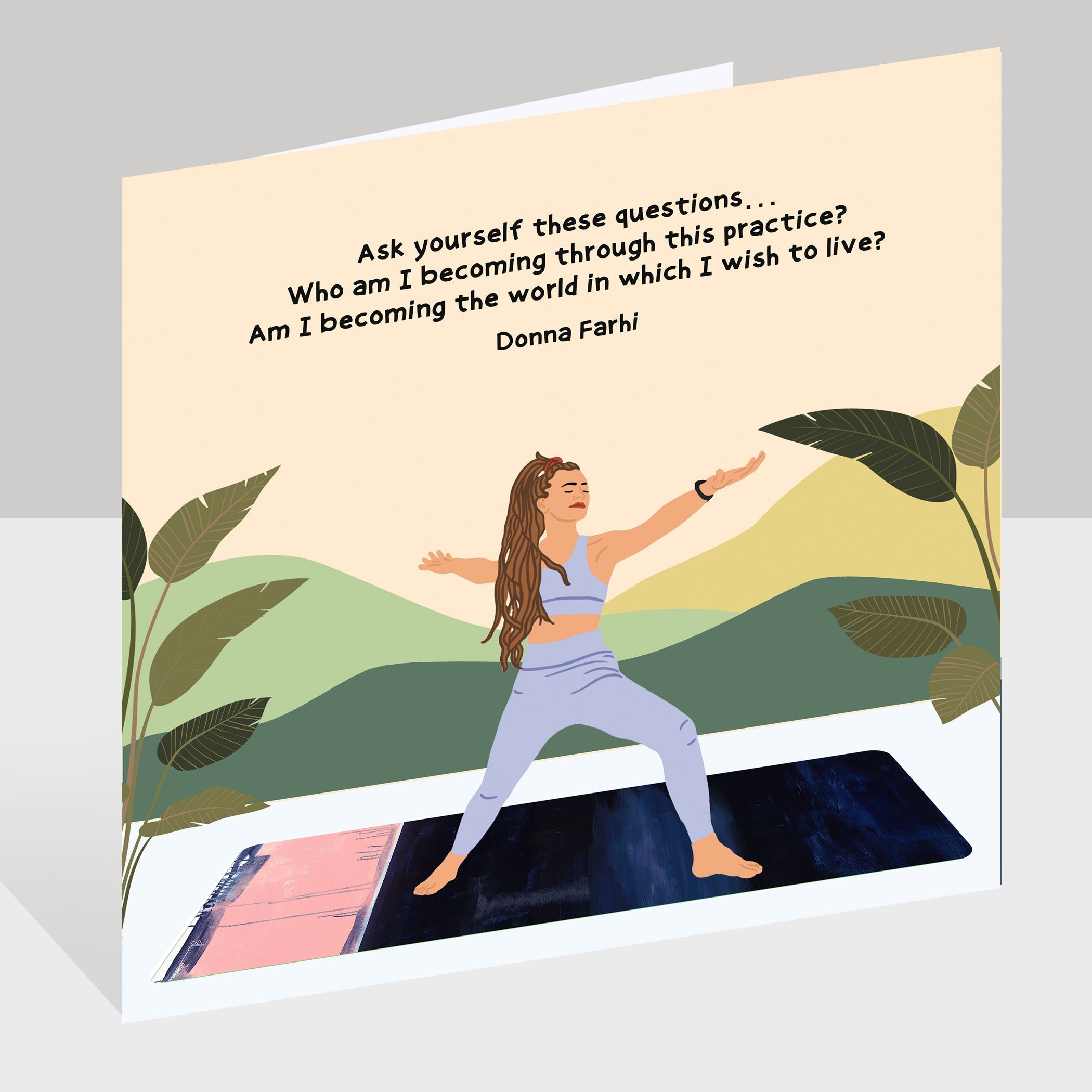 Ask Yourself These Questions Doodle Card