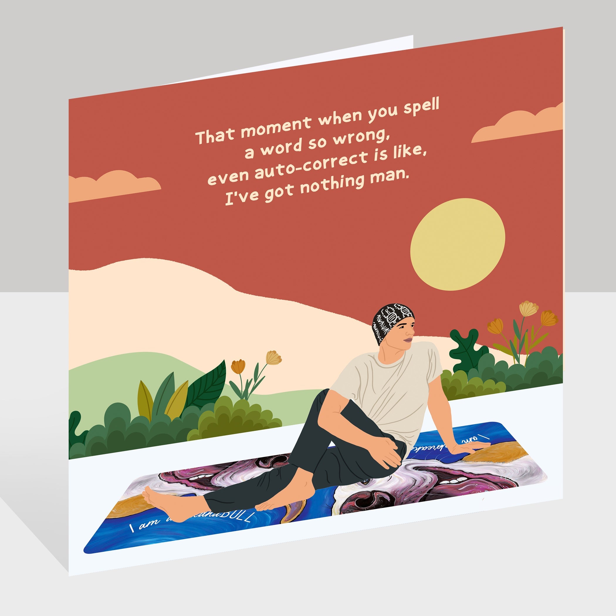 Auto-Correct Doodle Card