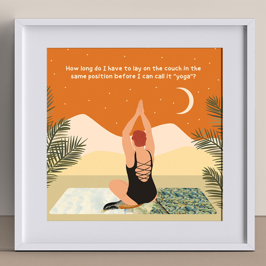 Call It Yoga Doodle Card