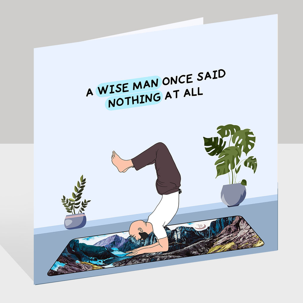 A Wise Man Doodle Card