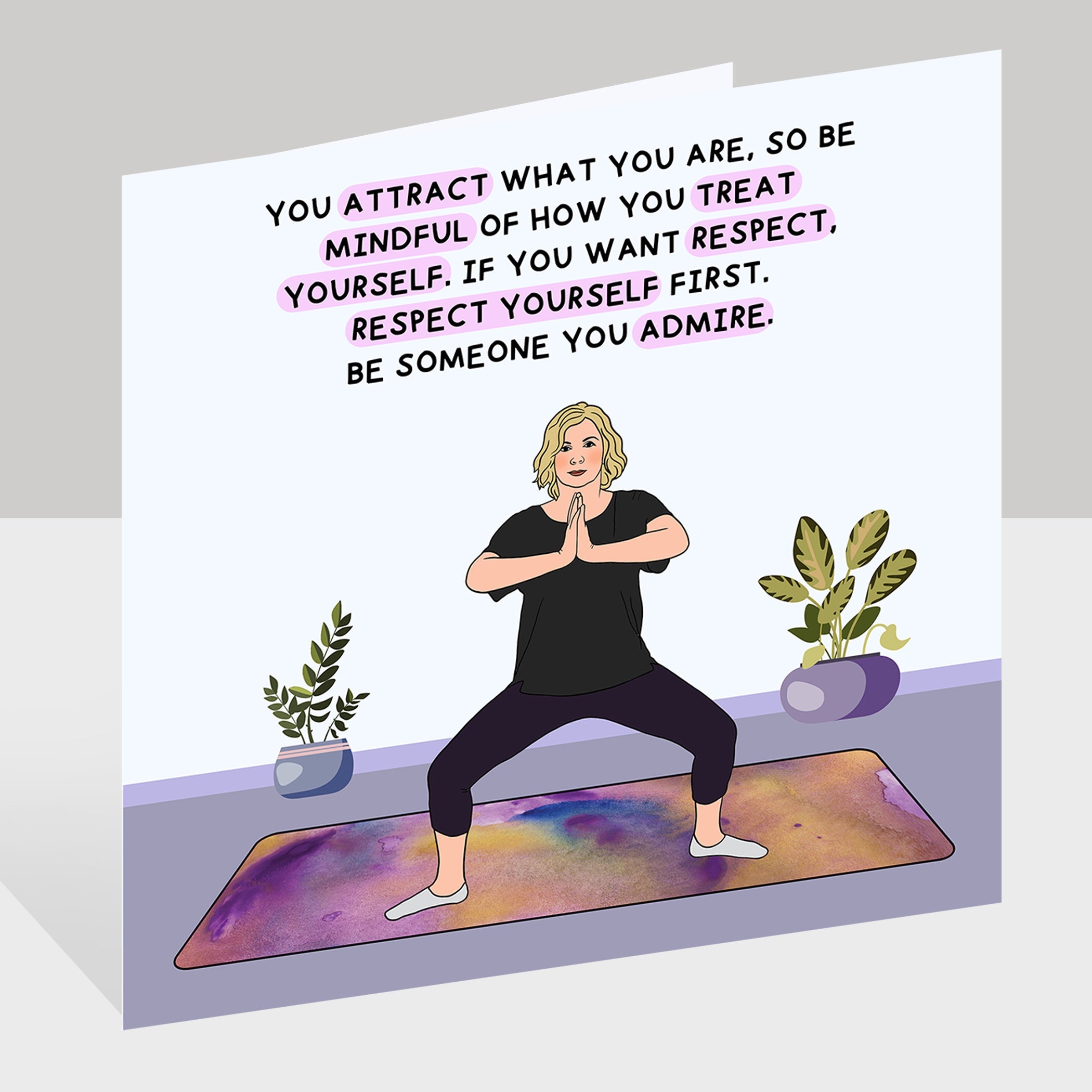 Be Someone You Admire Doodle Card
