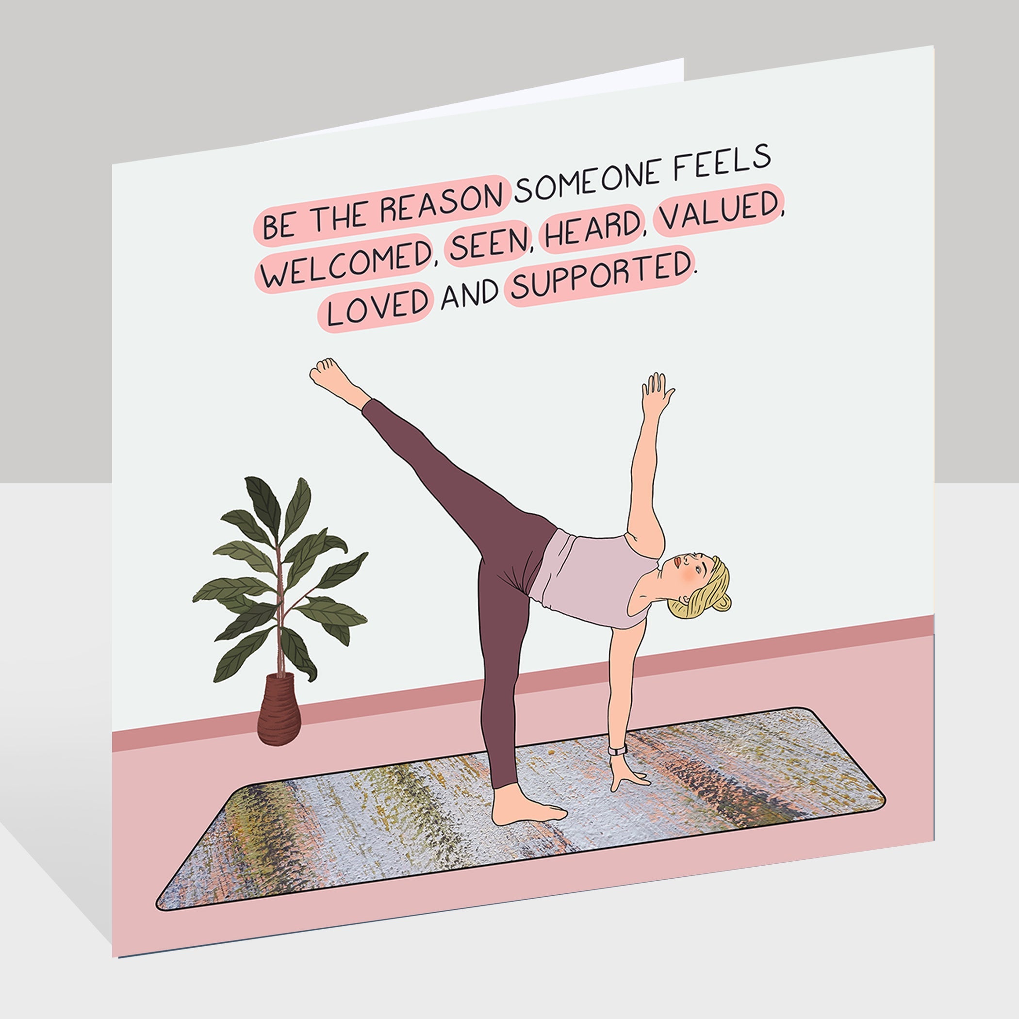 Be The Reason Someone Feels Doodle Card