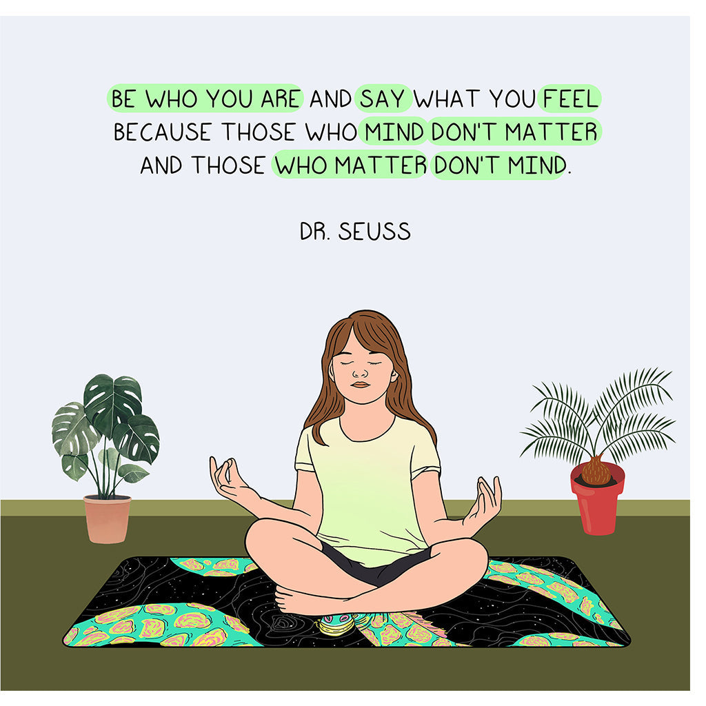 Be who you are Doodle Card
