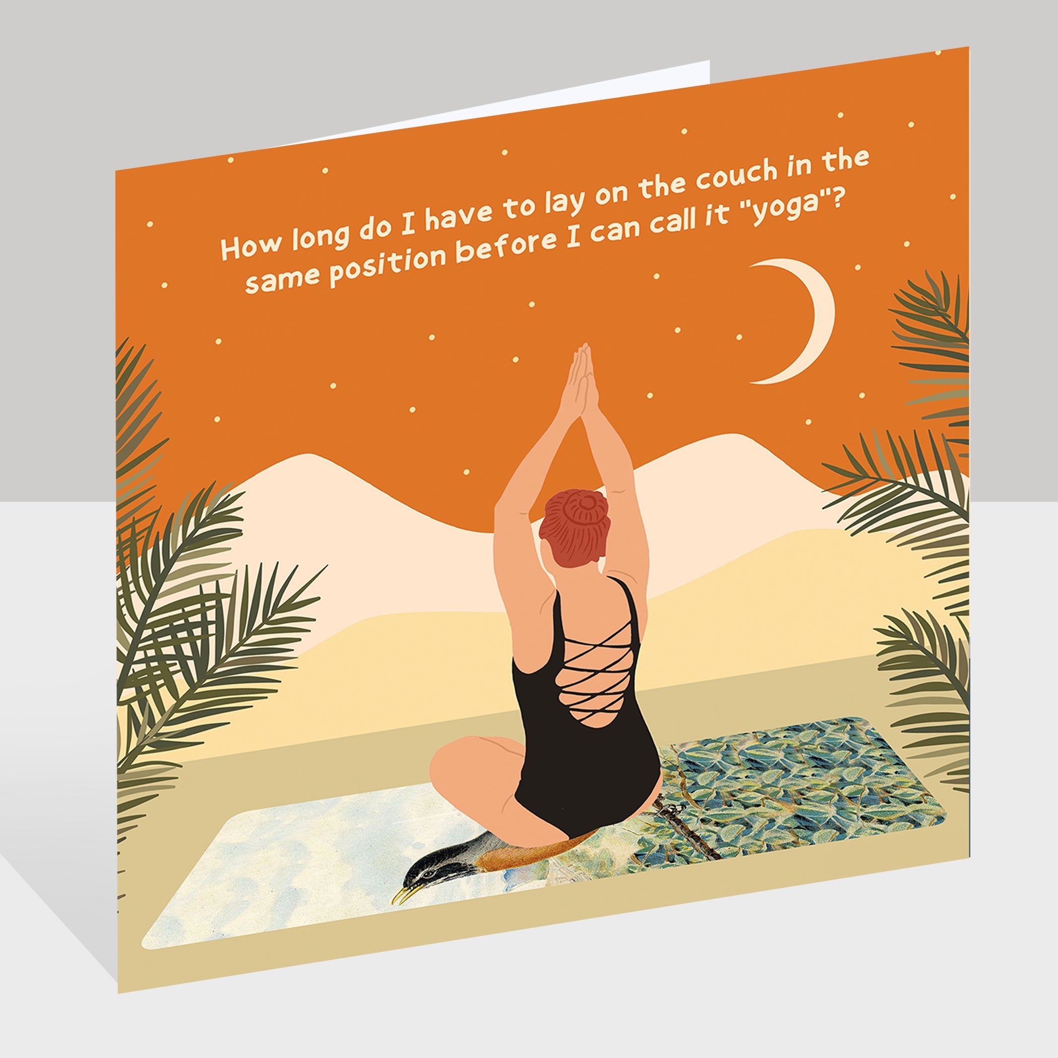 Call It Yoga Doodle Card