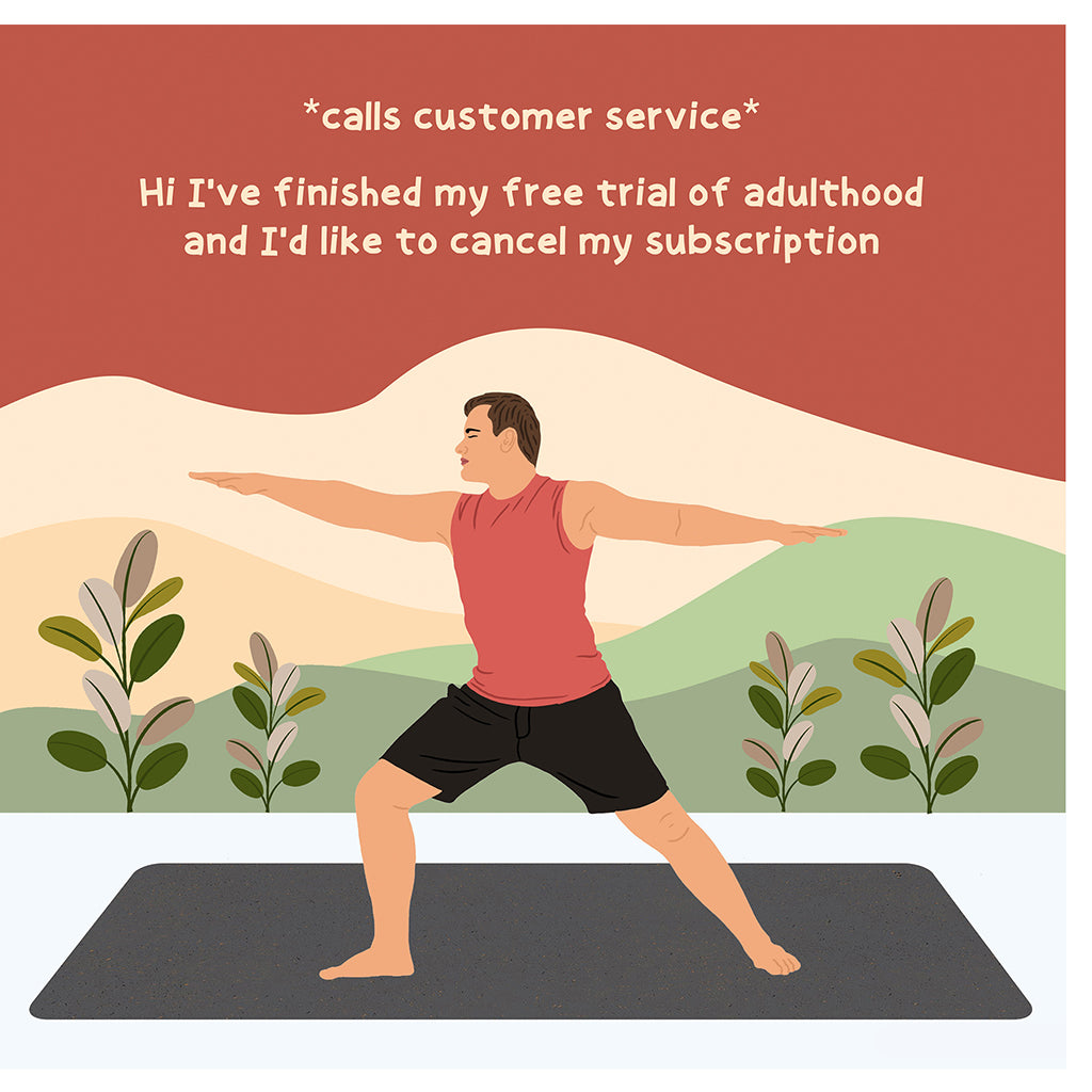 Cancel My Subscription Doodle Card