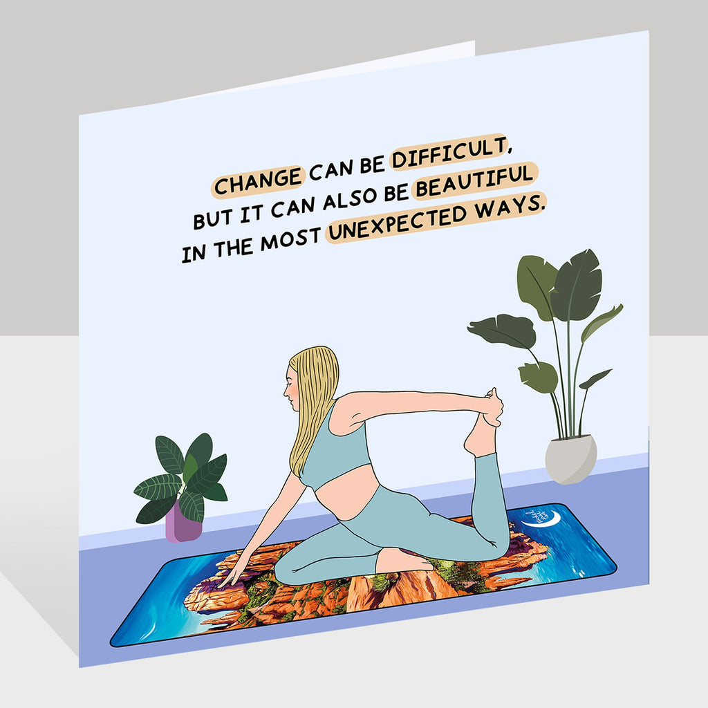 Change Can Be Difficult Doodle Card