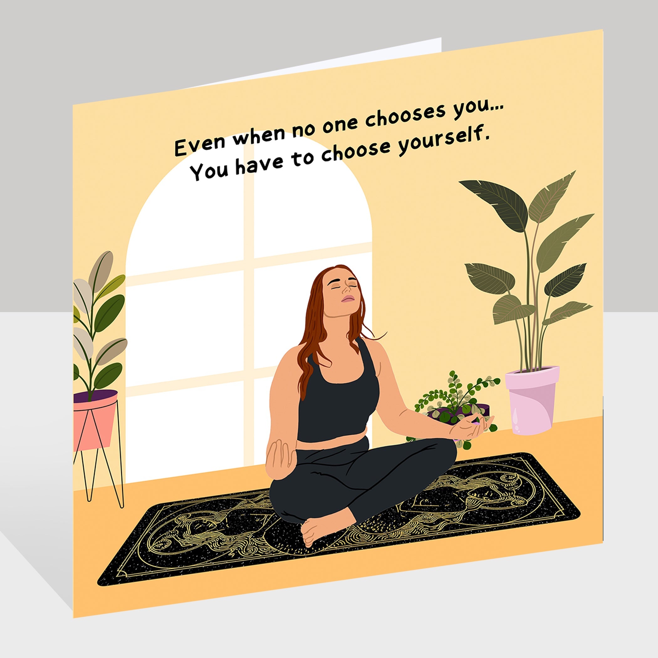 Choose Yourself Doodle Card