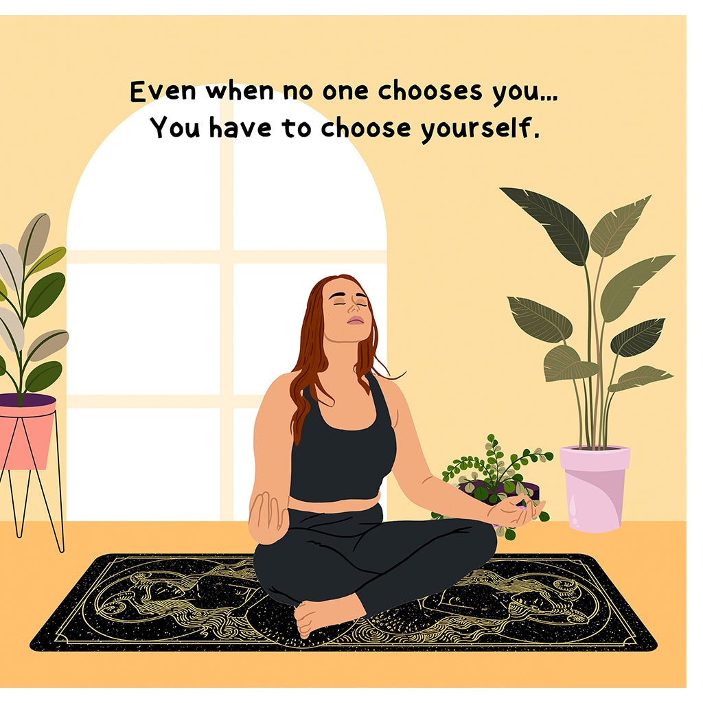 Choose Yourself Doodle Card