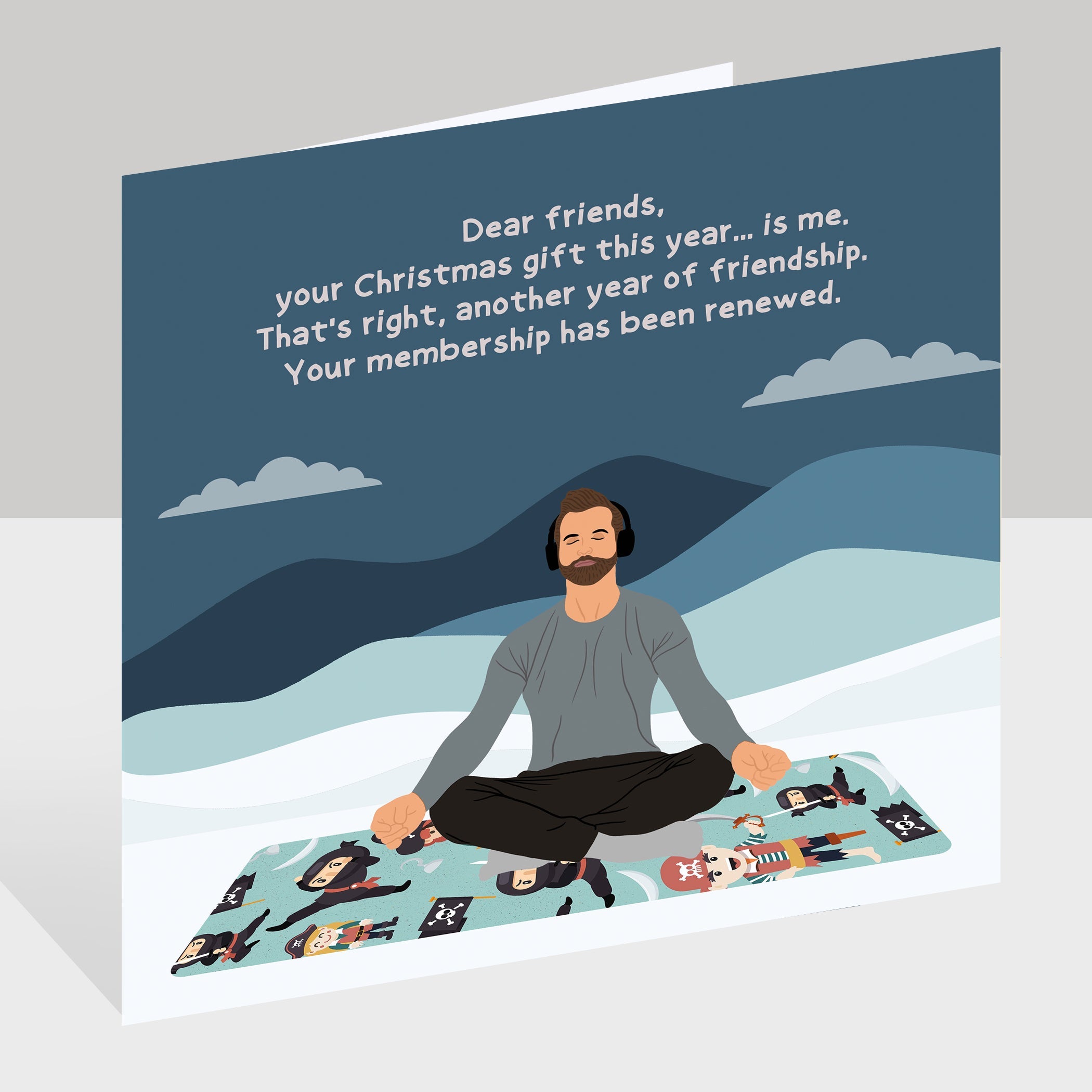 Christmas Gift Doodle Card