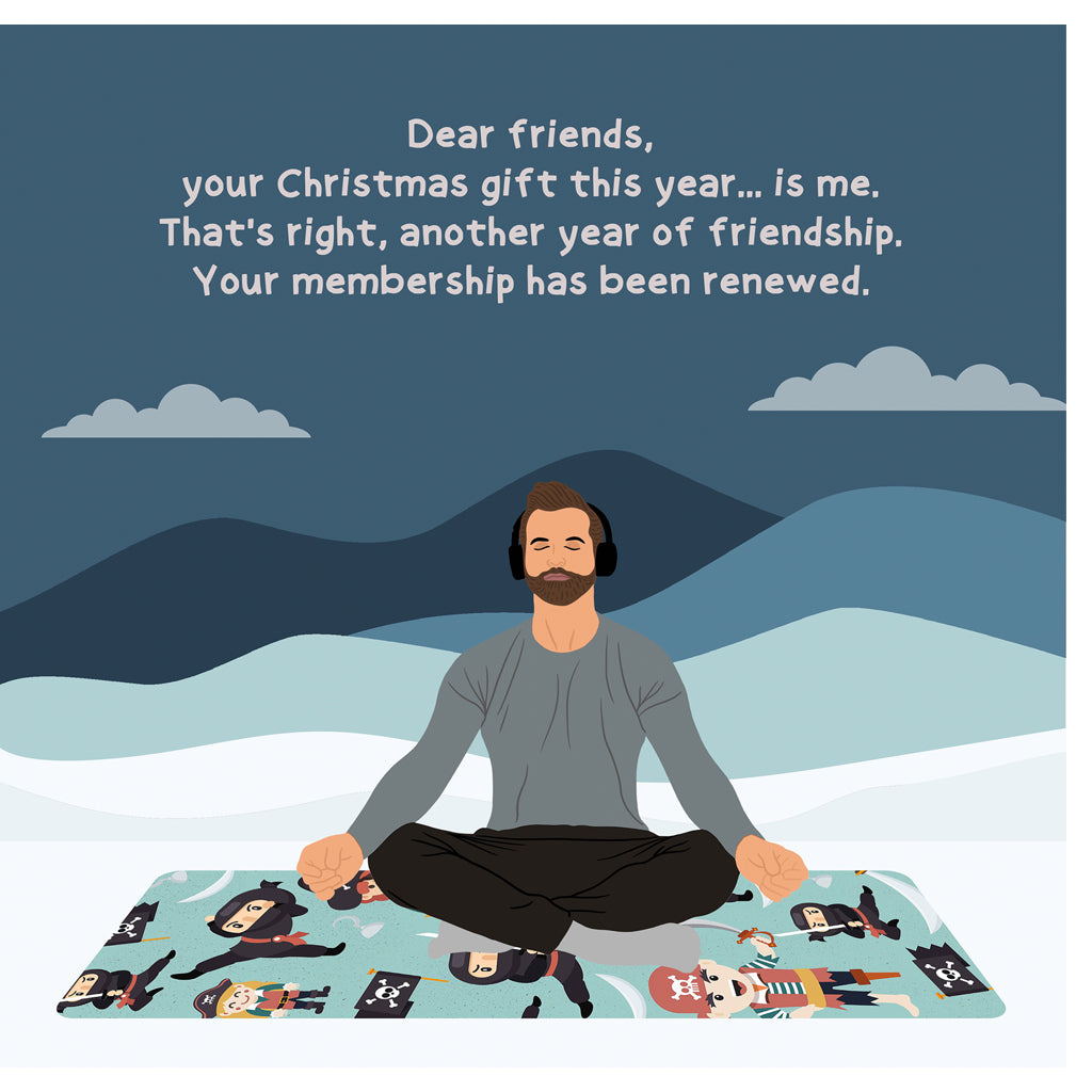 Christmas Gift Doodle Card