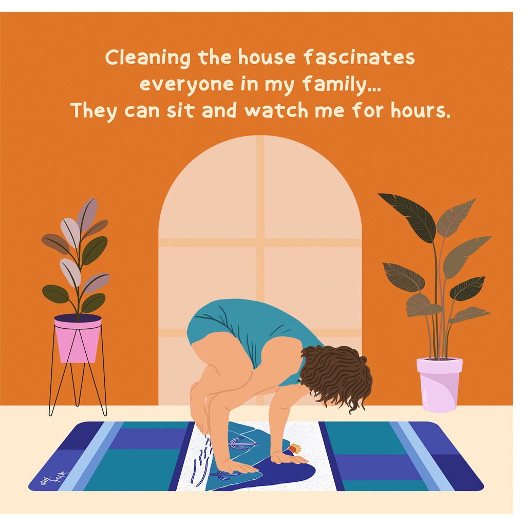 Cleaning The House Doodle Card