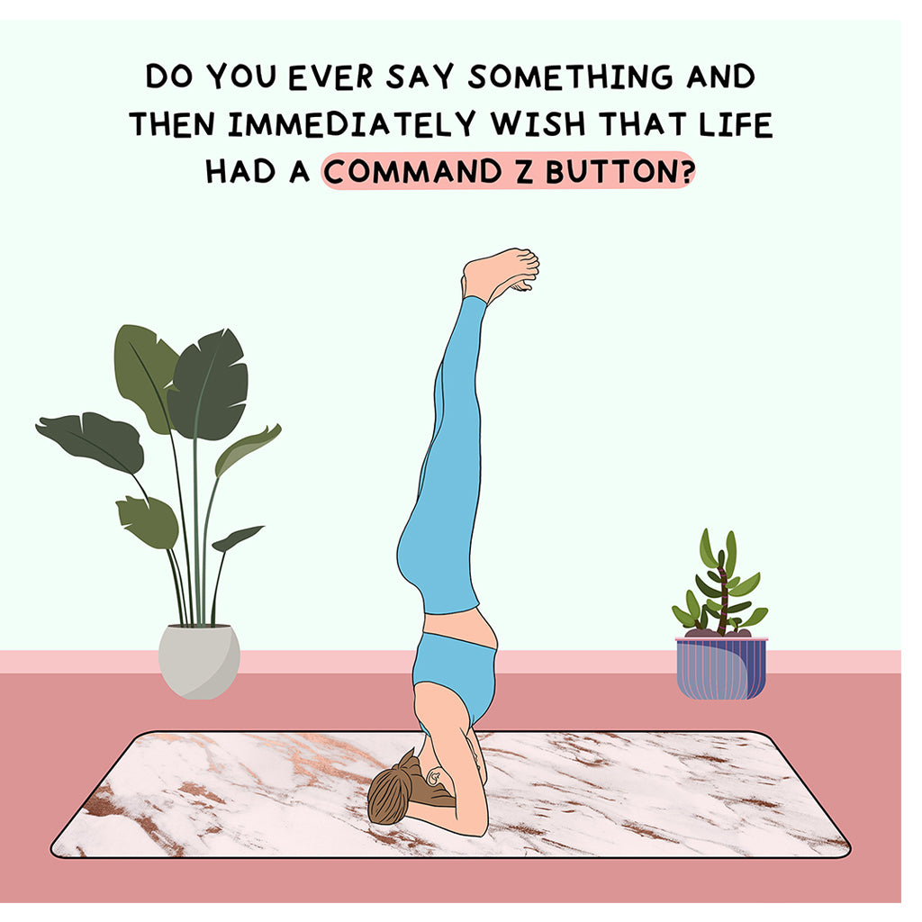 Command Z Button Doodle Card