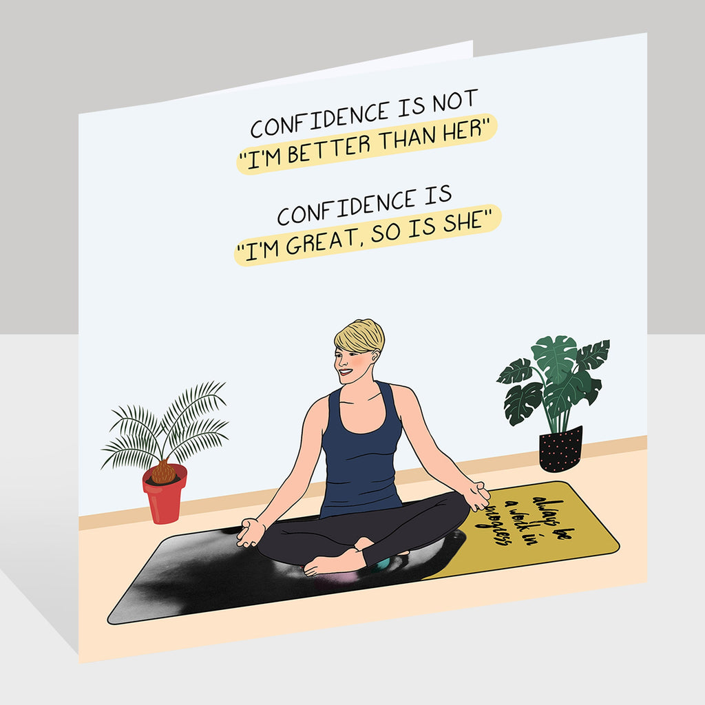 Confidence is Doodle Card
