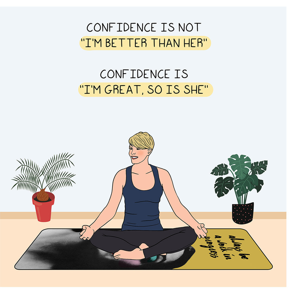 Confidence is Doodle Card