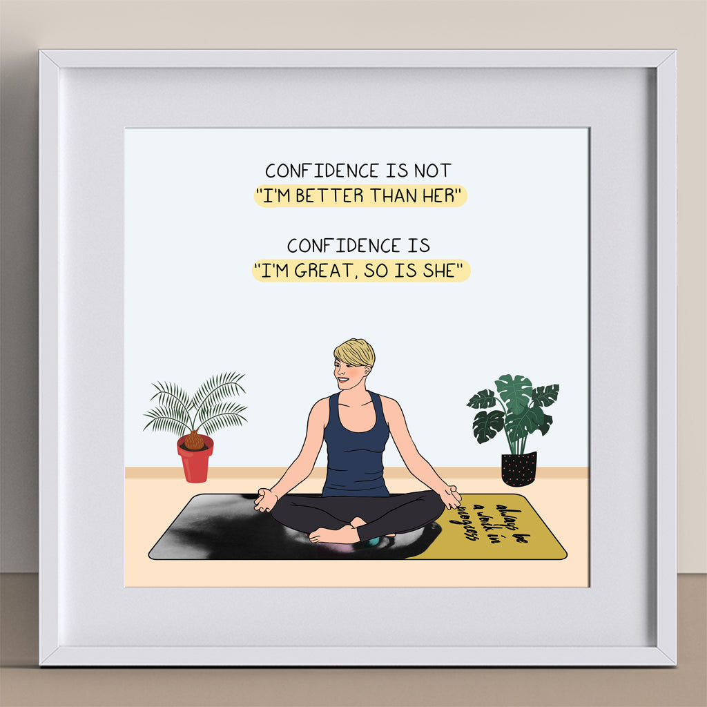 Confidence is Doodle Card