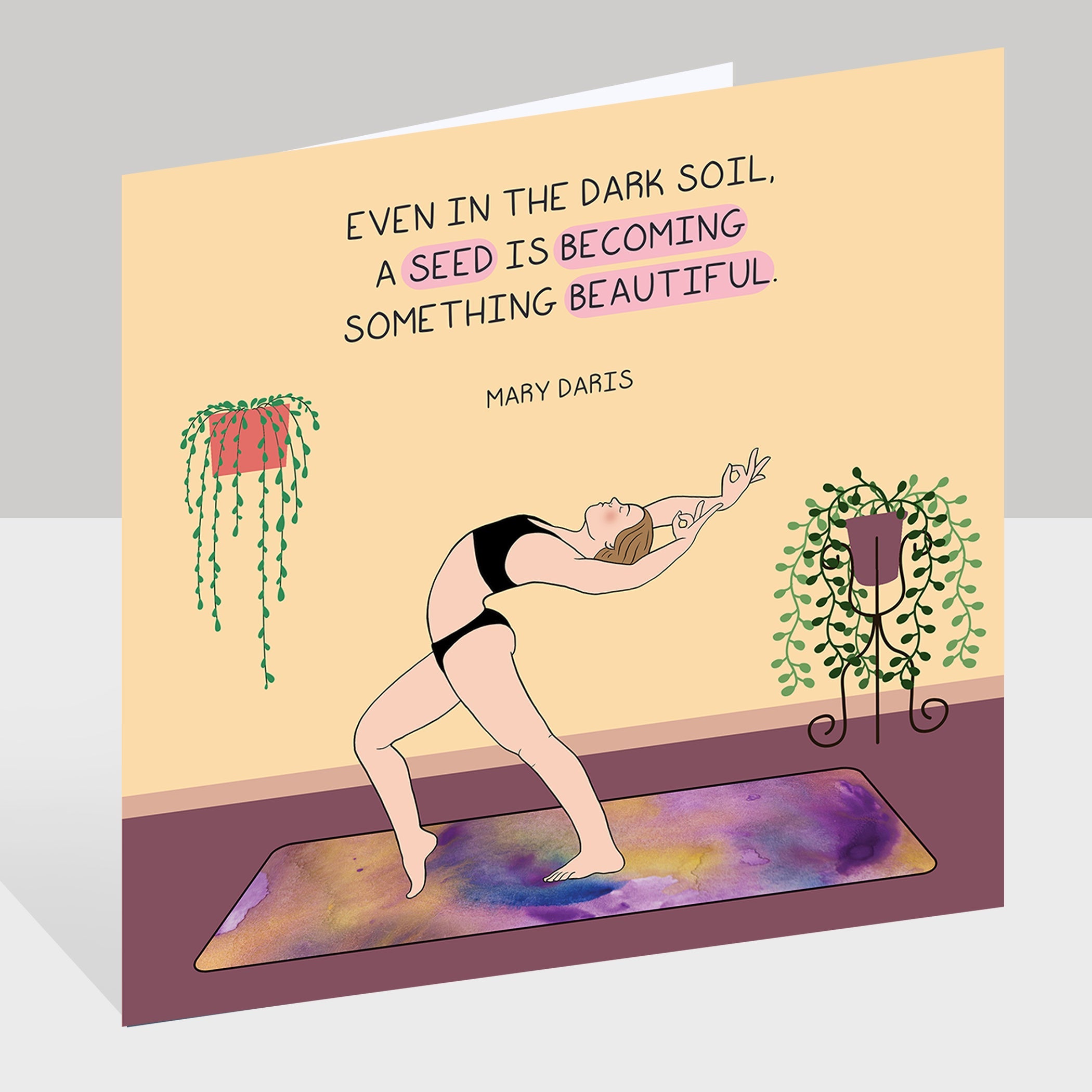 Dark Soil Doodle Card