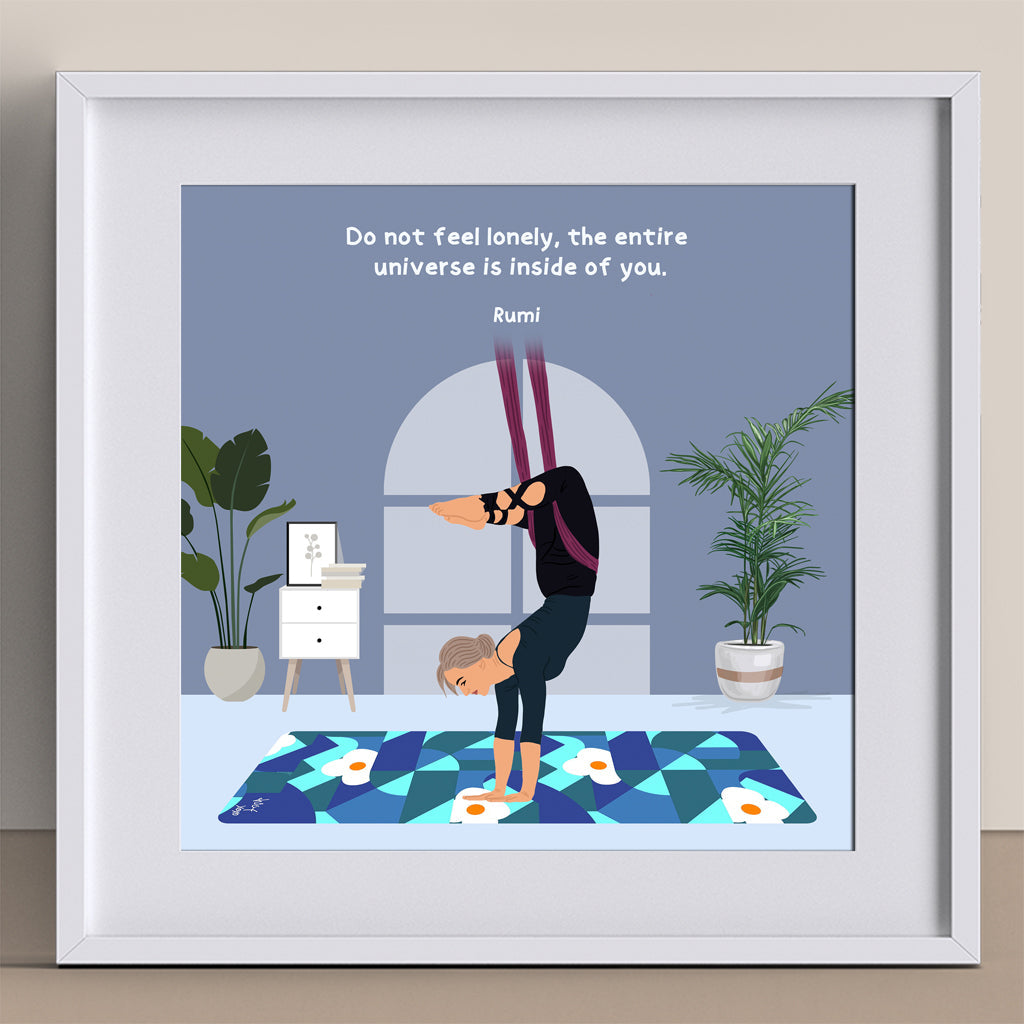 Do Not Feel Lonely Doodle Card