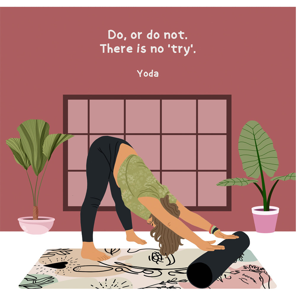 Do Or Do Not Doodle Card