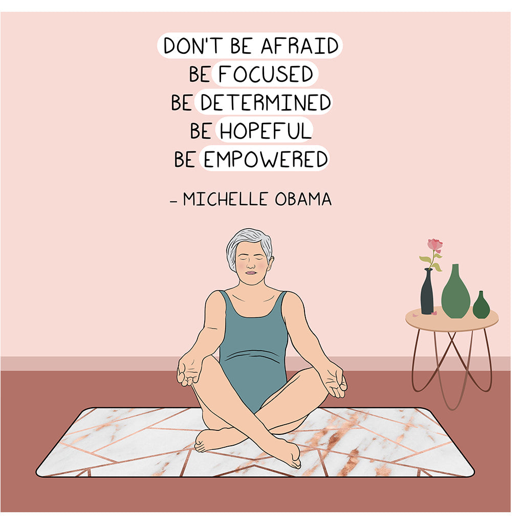 Don't Be Afraid Doodle Card