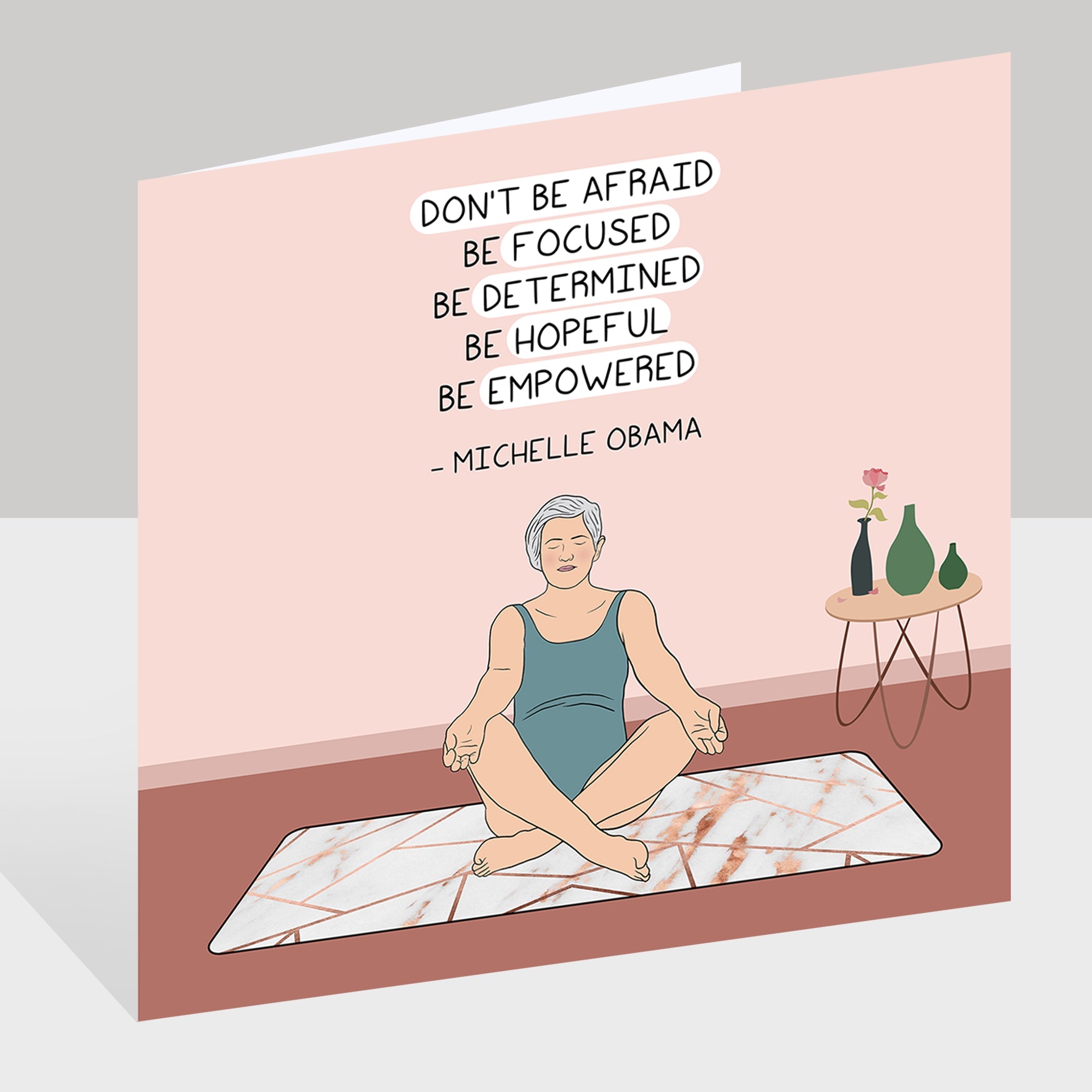 Don't Be Afraid Doodle Card