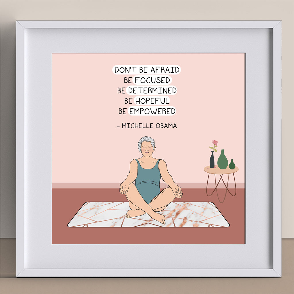 Don't Be Afraid Doodle Card