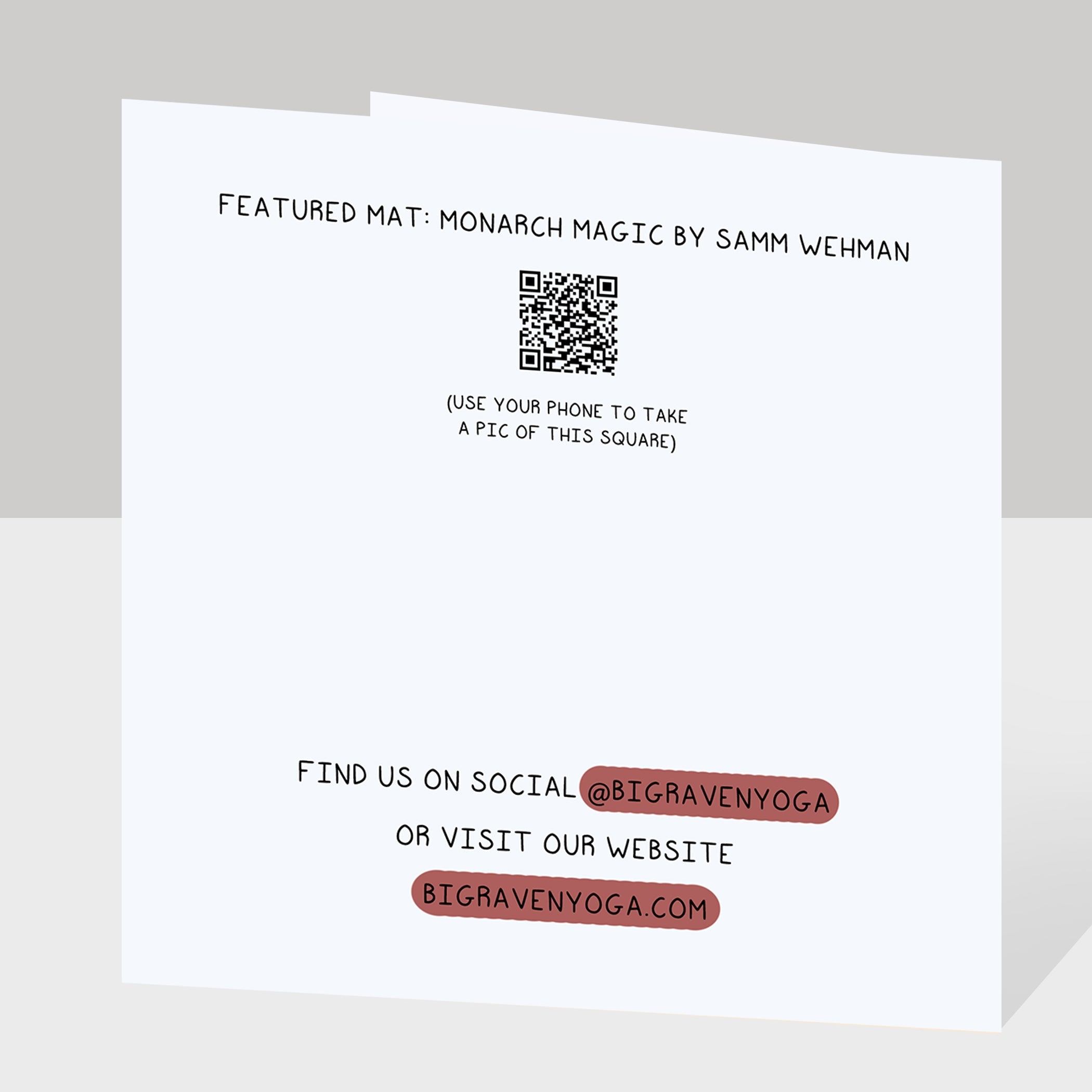 Don't Forget To Shout Doodle Card