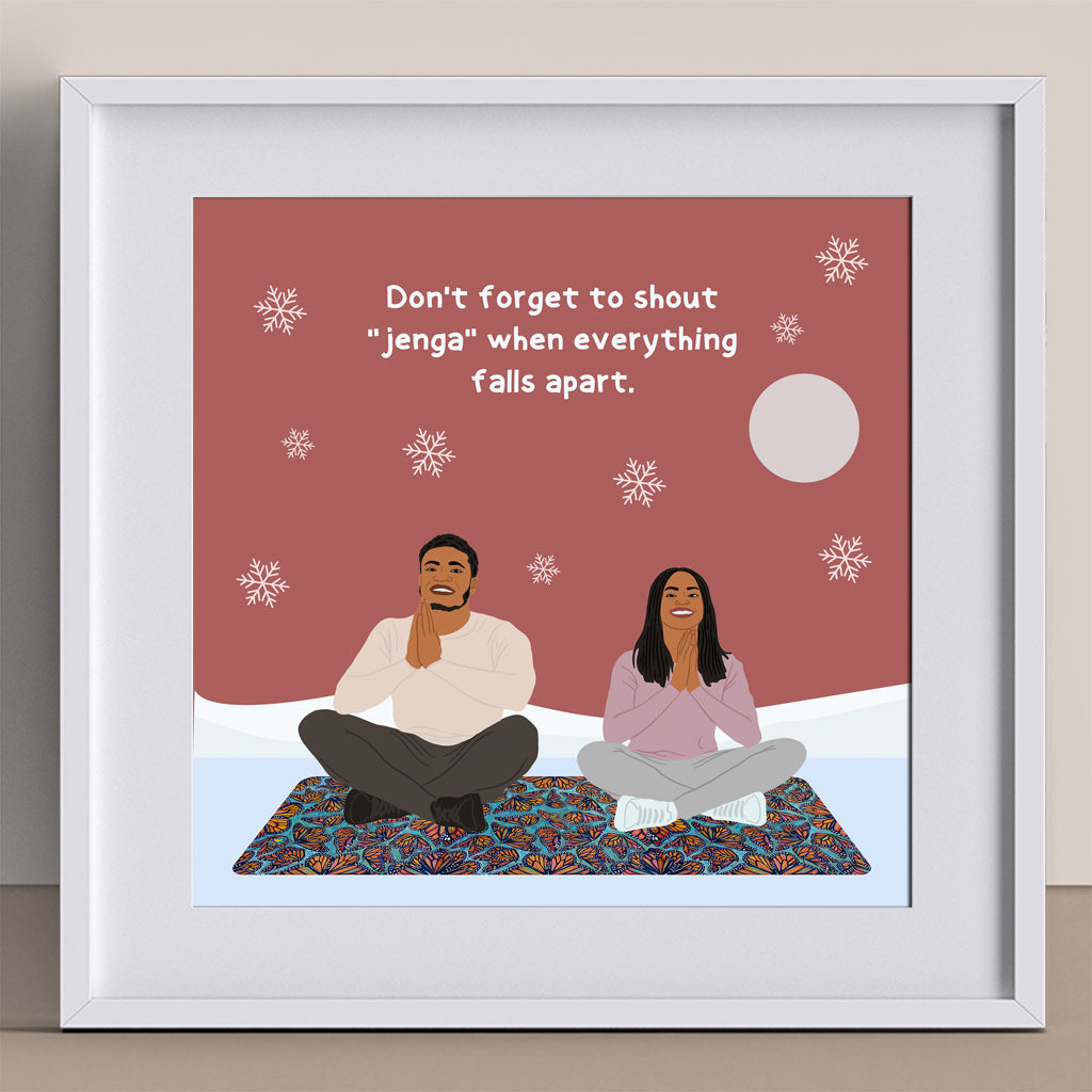 Don't Forget To Shout Doodle Card