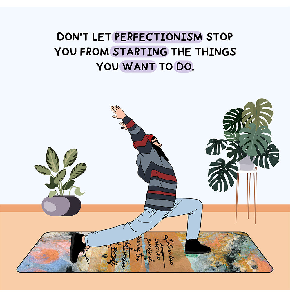Don't Let Perfectionism Stop You Doodle Card