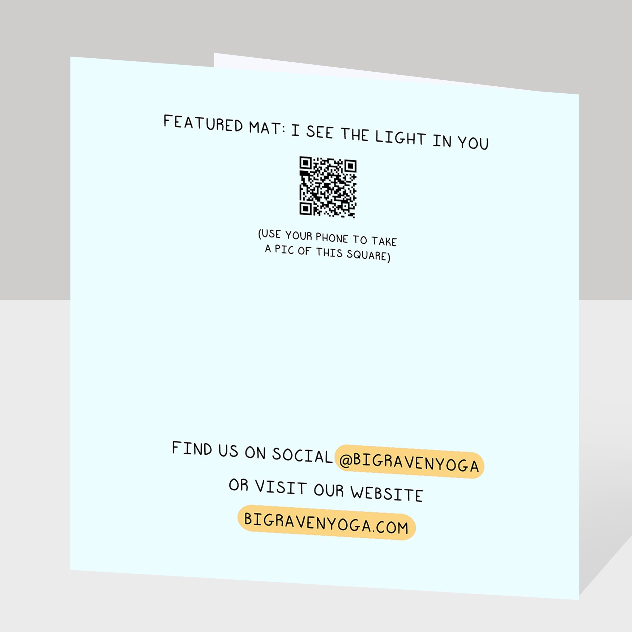 Don't Be Afraid To Say No Doodle Card