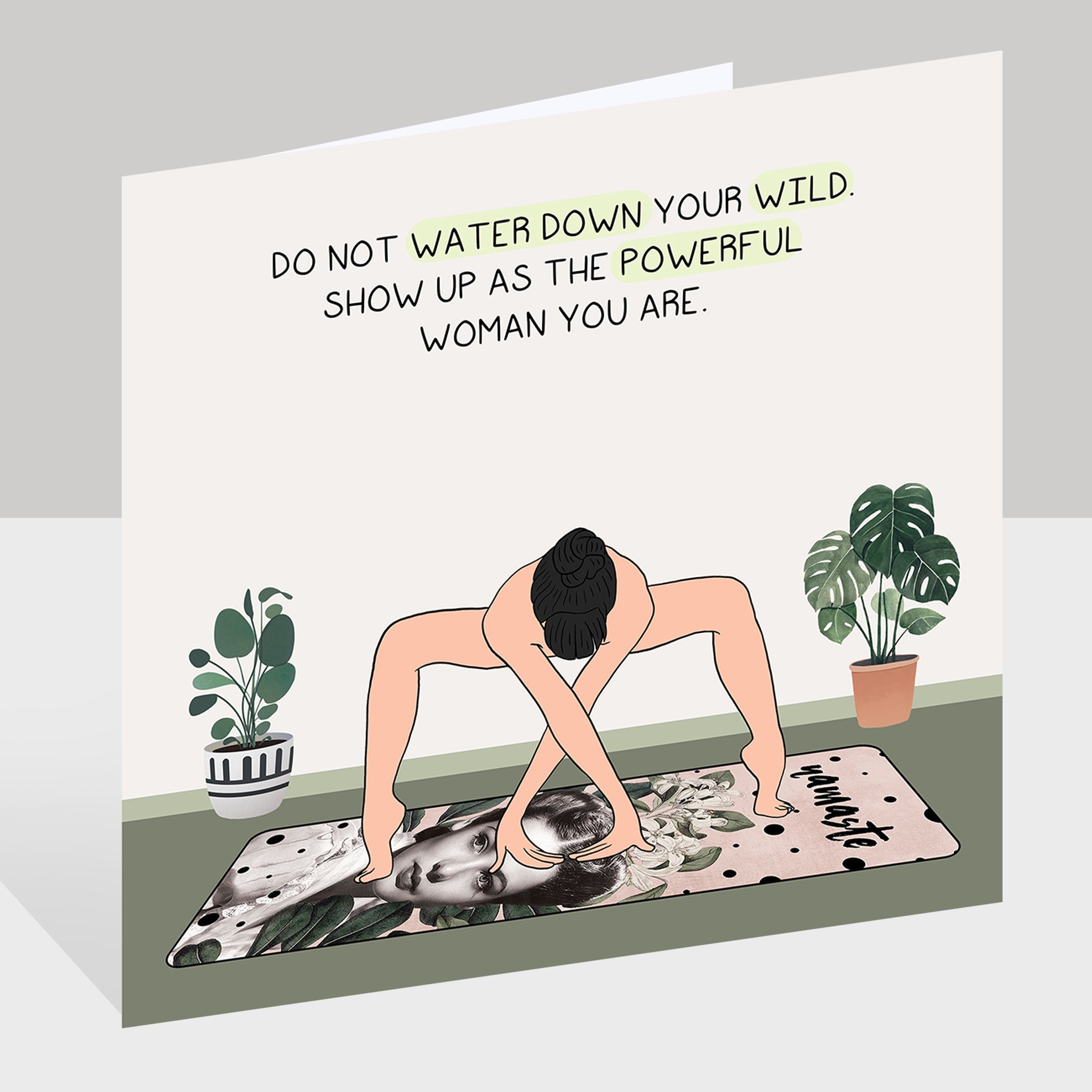 Do not water down your wild Doodle Card