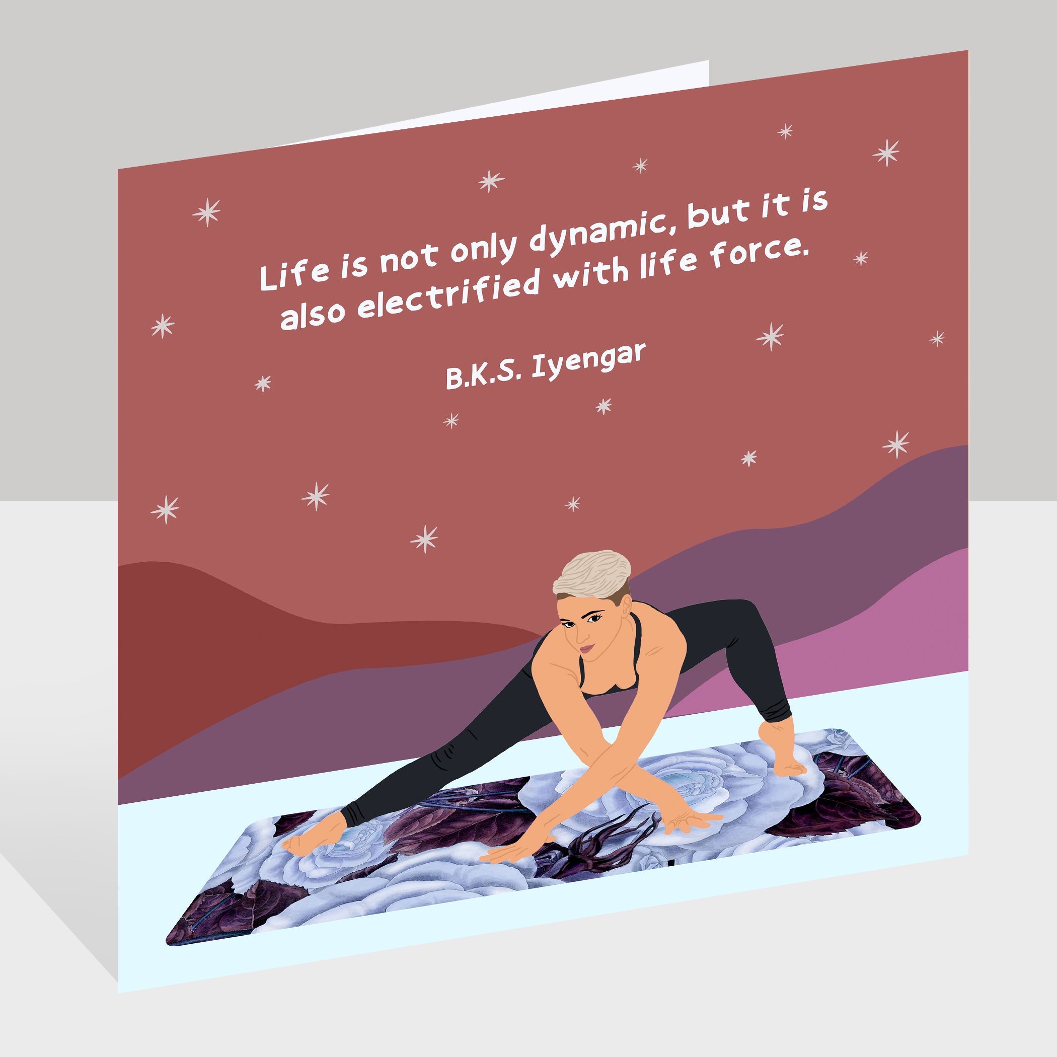 Electrified With Life Force Doodle Card