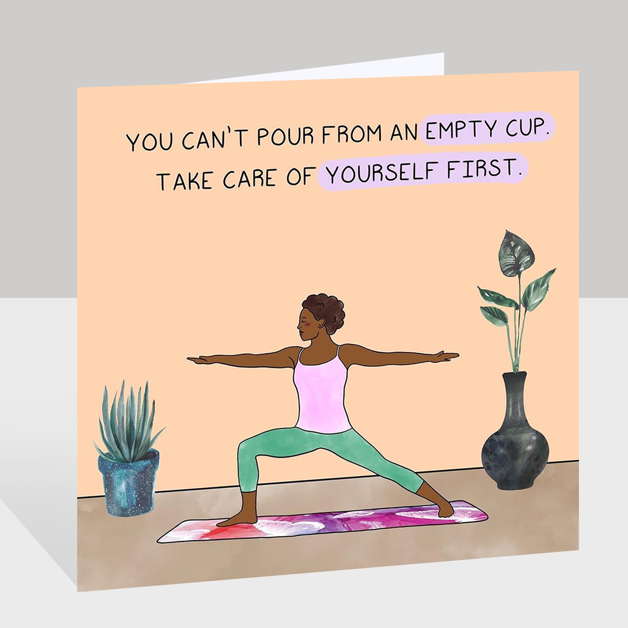 Take Care of Yourself Doodle Card