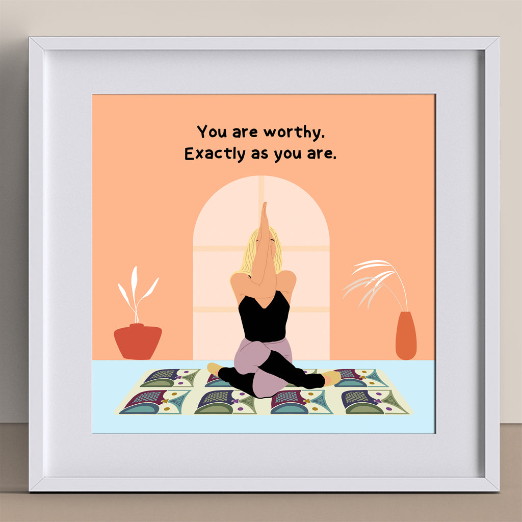 Exactly As You Are Doodle Card