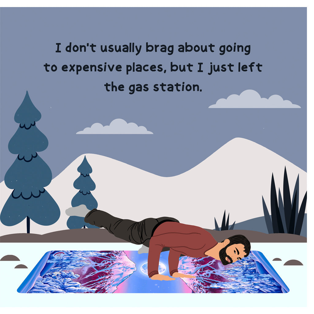 Expensive Places Doodle Card