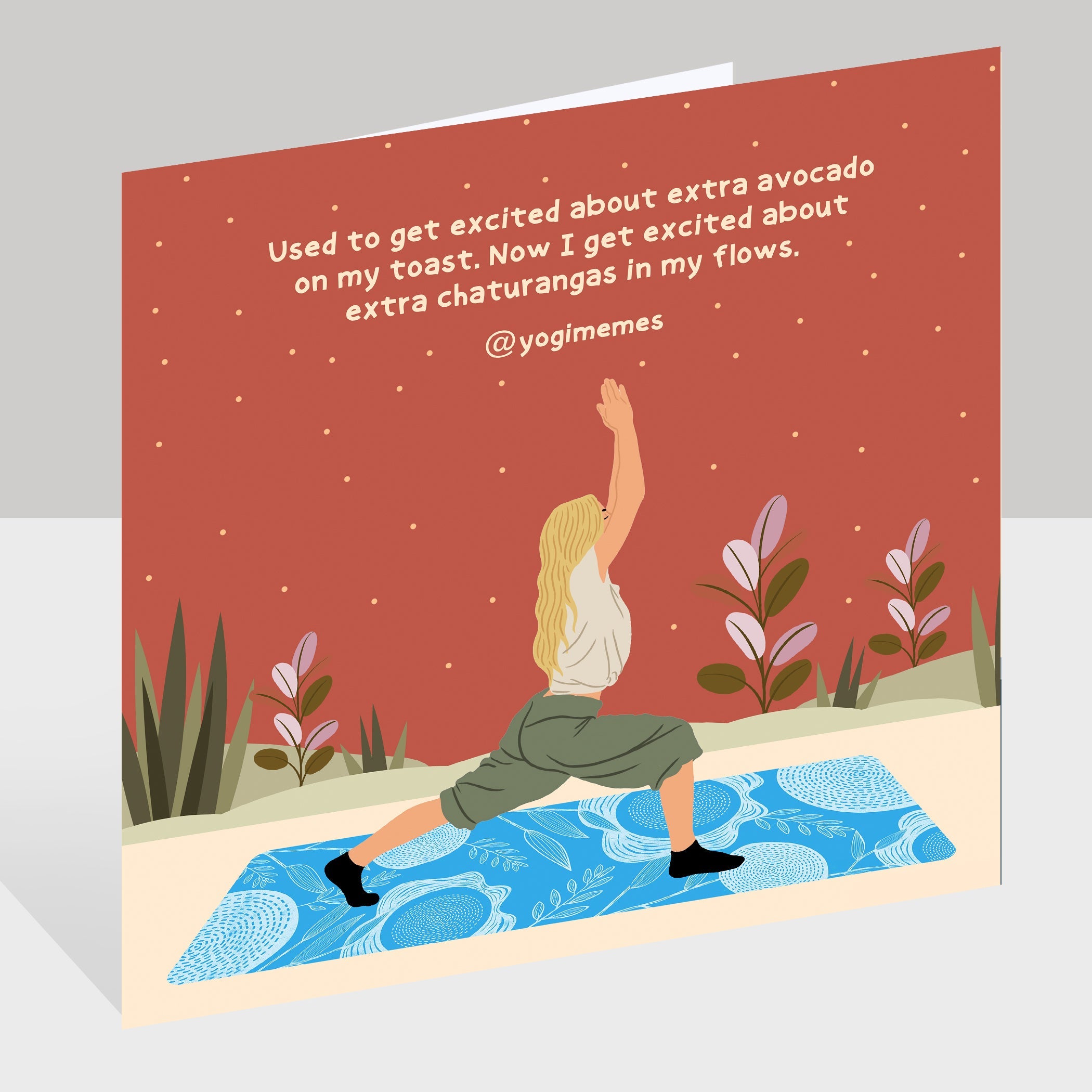 Extra Avocado Doodle Card